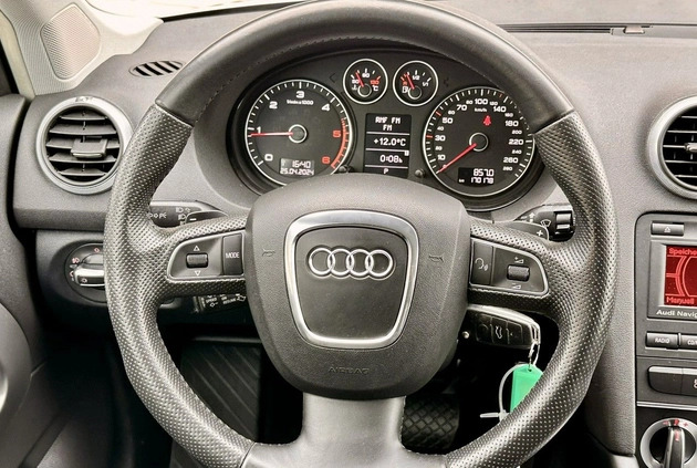 Audi A3 cena 28900 przebieg: 170178, rok produkcji 2009 z Kolno małe 232